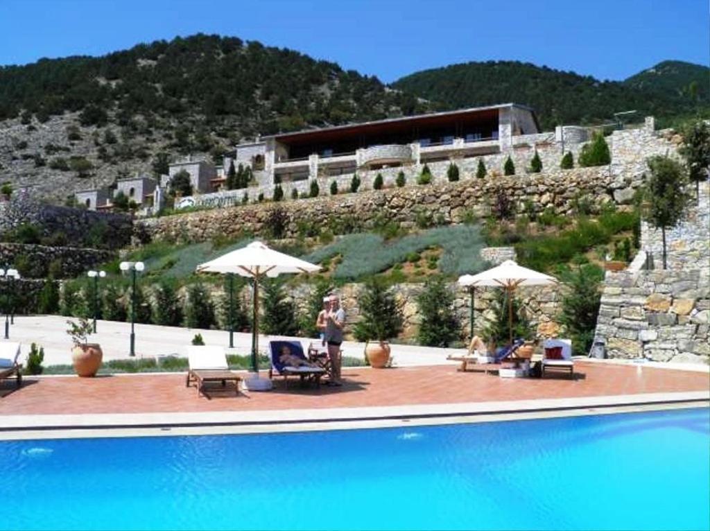 Lefkoritis Resort Askifou Sfakia Petrés Exteriör bild